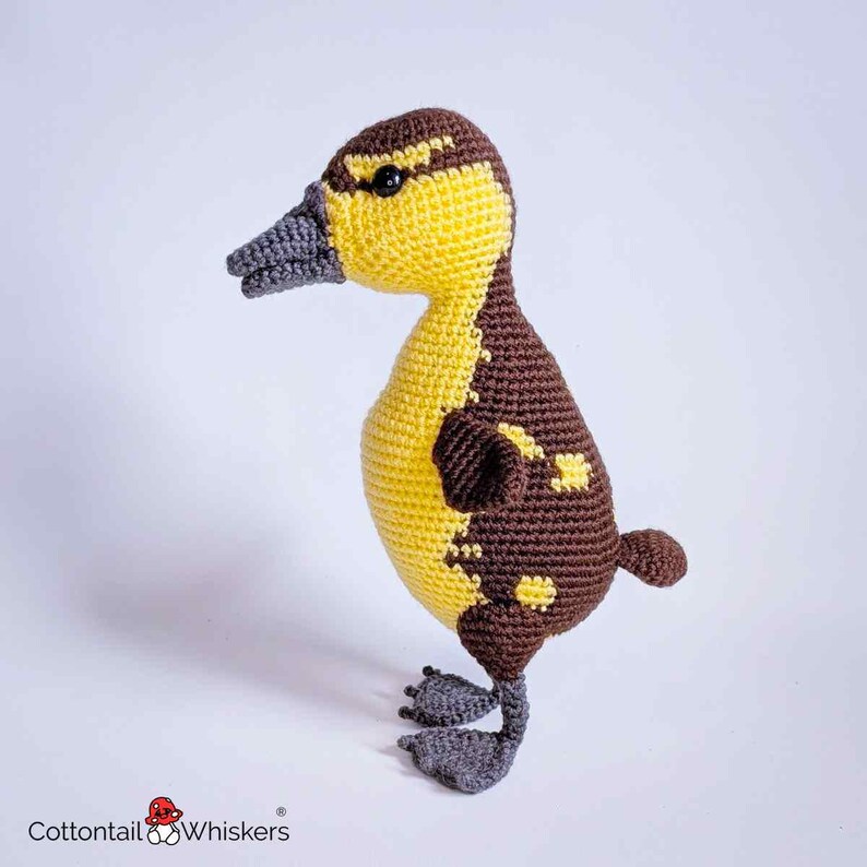 Crochet Duckling Pattern, Farm Animals, Amigurumi Duck, PDF Digital Download Tutorial image 17