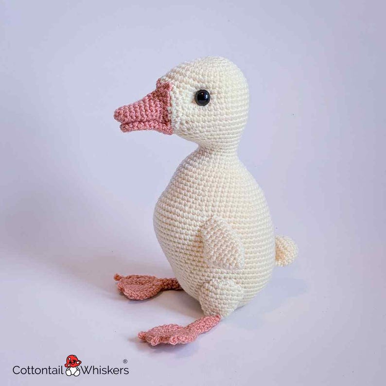Crochet Duckling Pattern, Farm Animals, Amigurumi Duck, PDF Digital Download Tutorial image 11