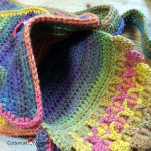 Crochet Dragon Scale Bag, PDF PATTERN ONLY, Messenger Satchel Case, Amigurumi Tutorial image 10