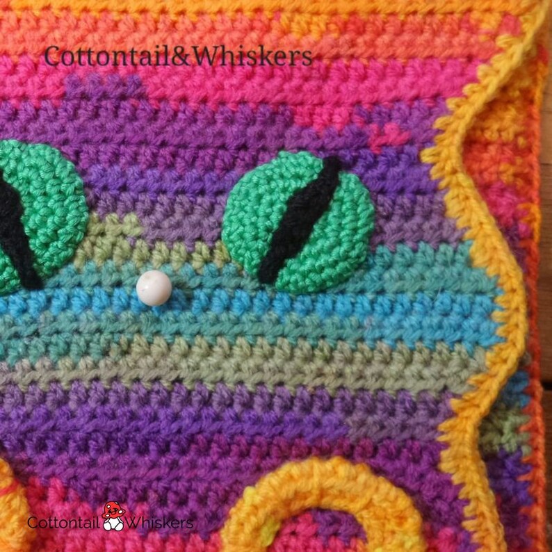 Crochet Dragon Bag PDF PATTERN ONLY Messenger Satchel Case Etsy
