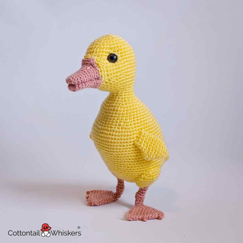 Crochet Duckling Pattern, Farm Animals, Amigurumi Duck, PDF Digital Download Tutorial image 6