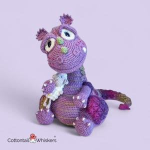 Crochet Dragon & Sheep Pattern Bundle, PDF Digital Download, Amigurumi Soft Toy Plushie