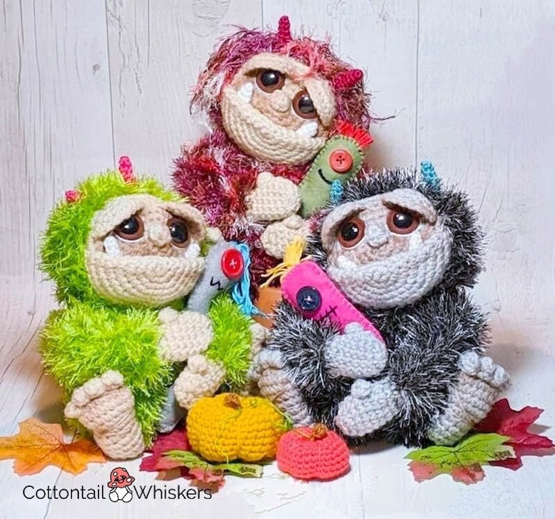 Adorable Gremlin Crochet Pattern Instant Download PDF Cute Monster Amigurumi image 1