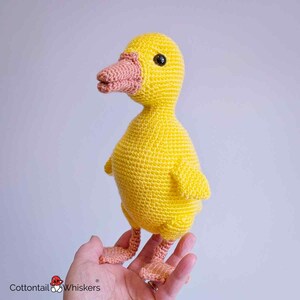 Crochet Duckling Pattern, Farm Animals, Amigurumi Duck, PDF Digital Download Tutorial image 20
