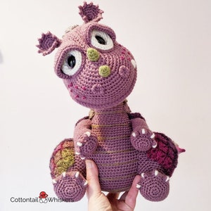 Crochet Dragon & Sheep Pattern Bundle, PDF download, Amigurumi Soft Toy, Dougal and Floof image 10