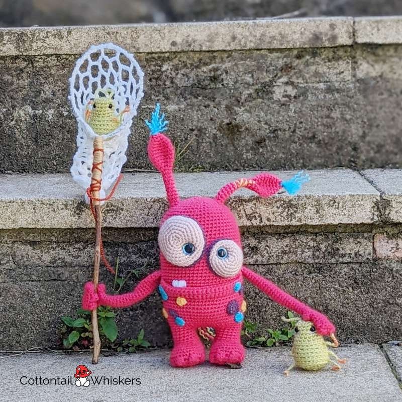 Trap Amigurumi Cute Garden Monsters Crochet Pattern