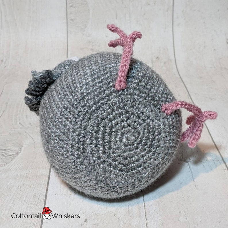 Adorable motif pigeon au crochet Tutoriel peluche amigurumi PDF UNIQUEMENT image 6