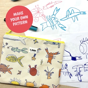 Pochette unica e personalizzata con i propri disegni