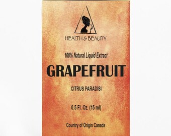 0.5 oz, 15 ml GRAPEFRUIT LIQUID EXTRACT 100% Natural (Standardized) Pure with Glass Dropper