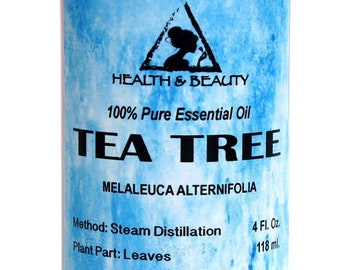 4 oz TEA TREE ESSENTIAL Oil Organic Aromatherapy Natural 100% Pure