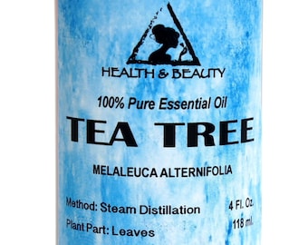 4 oz TEA TREE ESSENTIAL Oil Organic Aromatherapy Natural 100% Pure