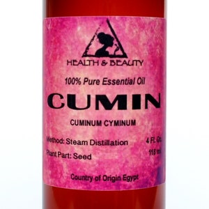 4 oz CUMIN ESSENTIAL OIL Organic Aromatherapy Natural 100% Pure