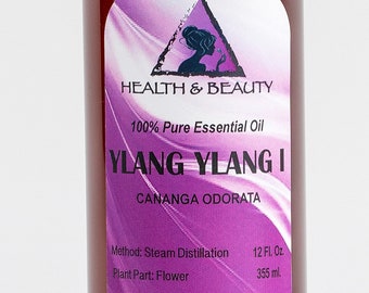 12 oz YLANG YLANG ESSENTIAL Oil Organic Aromatherapy Natural 100% Pure