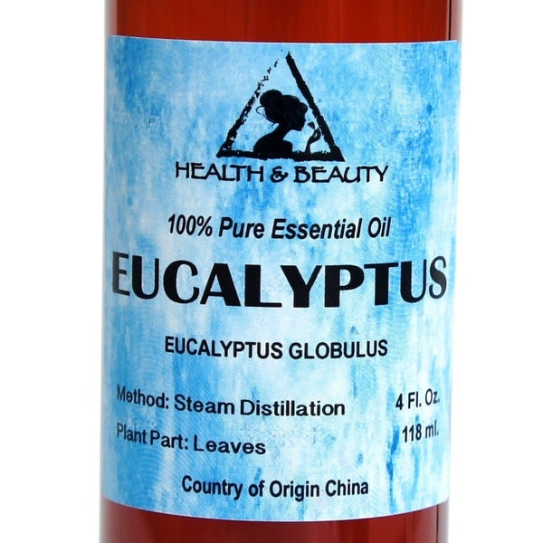 4 oz EUCALYPTUS ESSENTIAL OIL Organic Aromatherapy Natural 100% Pure