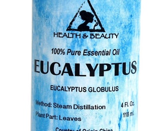 4 oz EUCALYPTUS ESSENTIAL OIL Organic Aromatherapy Natural 100% Pure