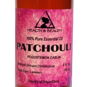 4 oz PATCHOULI ESSENTIAL OIL Organic Aromatherapy Natural 100% Pure