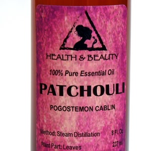 8 oz PATCHOULI ESSENTIAL OIL Organic Aromatherapy Natural 100% Pure