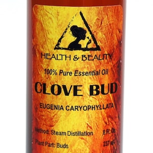 8 oz CLOVE BUD ESSENTIAL Oil Organic Aromatherapy Natural 100% Pure