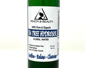 8 oz TEA TREE HYDROSOL Organic Floral Water  Pure Natural