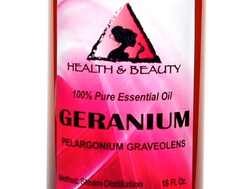 32 oz GERANIUM ESSENTIAL OIL Organic Aromatherapy Natural 100% Pure