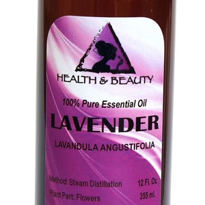 12 oz LAVENDER ESSENTIAL OIL Organic Aromatherapy Natural 100% Pure