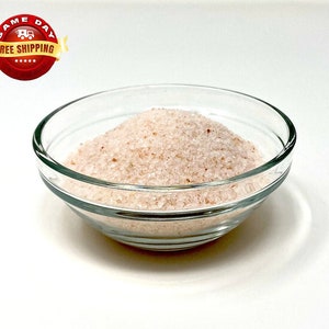 8 oz HIMALAYAN PINK SALT Fine Grain Organic Crystals 100% Pure All Natural