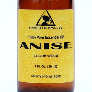 1 oz ANISE ESSENTIAL OIL Organic Aromatherapy Natural 100% Pure with Glass Dropper