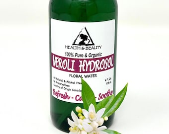 4 oz NEROLI HYDROSOL ORGANIC Floral Water  Pure Natural