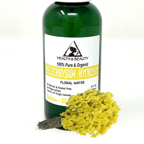 4 oz HELICHRYSUM HYDROSOL ORGANIC Floral Water  Pure Natural