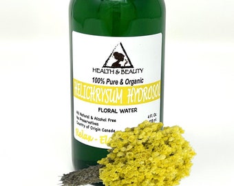 4 oz HELICHRYSUM HYDROSOL ORGANIC Floral Water  Pure Natural