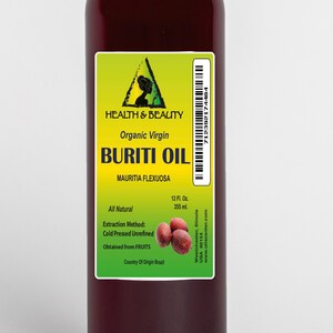 24 oz  BURITI EXOTIC FRUIT Oil Unrefined Virgin Organic Premium Cold Pressed 100% Pure All Natural