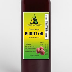 48 oz  BURITI EXOTIC FRUIT Oil Unrefined Virgin Organic Premium Cold Pressed 100% Pure All Natural
