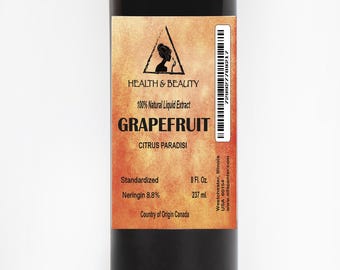8 oz, 237 ml GRAPEFRUIT LIQUID EXTRACT (Standardized) Natural 100% Pure