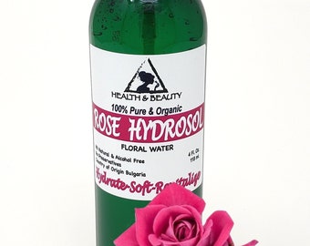 4 oz BULGARIAN ROSE HYDROSOL Organic Floral Water  Pure Natural