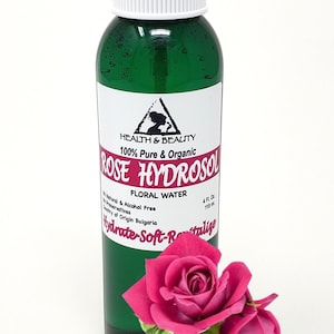 4 oz BULGARIAN ROSE HYDROSOL Organic Floral Water Pure Natural