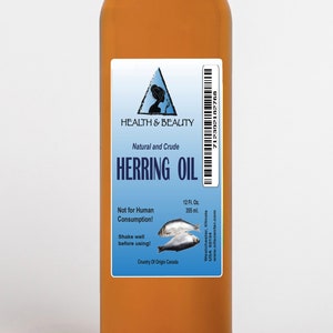 36 oz HERRING OIL CRUDE Natural Fishing Scent Attractant