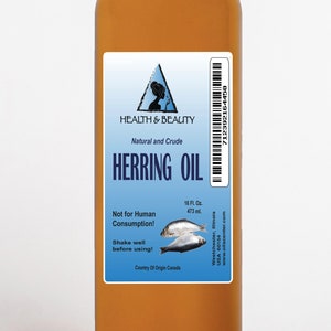 16 oz HERRING OIL CRUDE Natural Fishing Scent Attractant
