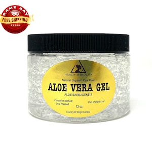 24 oz ALOE VERA GEL Organic Cold Pressed Premium Moisturizer Natural 100% Pure Raw Material image 1