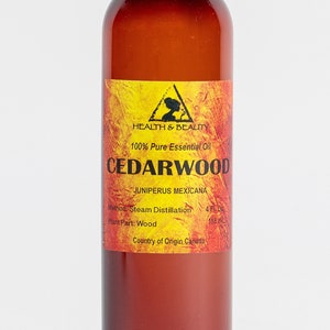 4 oz CEDARWOOD ESSENTIAL OIL Organic Aromatherapy Natural 100% Pure