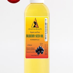 8 oz BILBERRY / BLUEBERRY Seed OIL Refined Organic Cold Pressed Pure