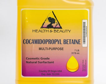 7 lb, 1 gal  COCAMIDOPROPYL  BETAINE COCO Betaine Natural Surfactant Liquid 100 % Pure