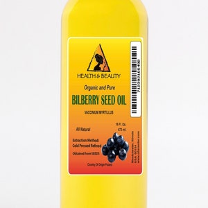 48 oz BILBERRY / BLUEBERRY Seed OIL Refined Organic Cold Pressed Pure