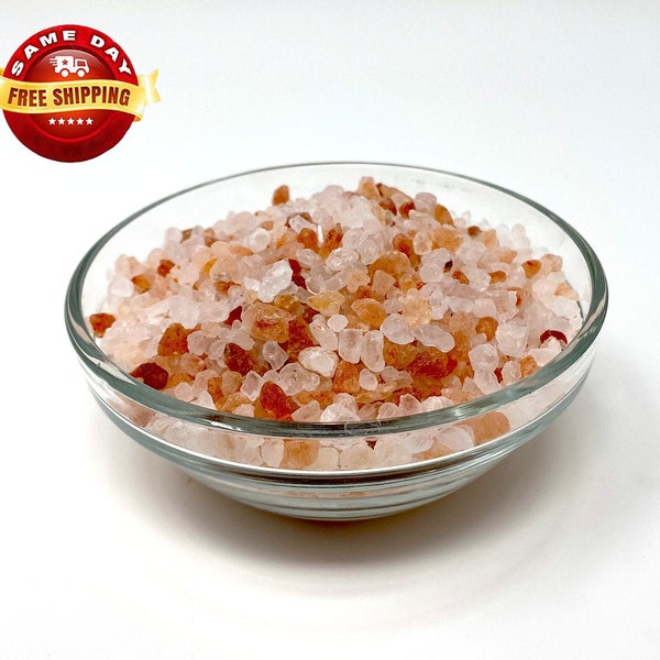 5 Lb HIMALAYAN PINK SALT Coarse Grain Organic Crystals 100% Pure All Natural
