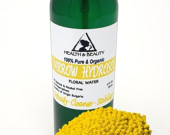 4 oz YARROW HYDROSOL ORGANIC Floral Water  Pure Natural