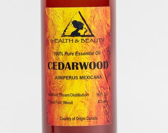 32 oz CEDARWOOD ESSENTIAL OIL Organic Aromatherapy Natural 100% Pure