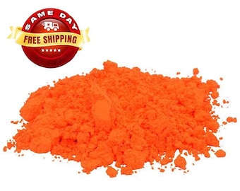 1 oz ORANGE NEON COLORANT Luxury Pigment Powder for Crafts and Soap Making Candle