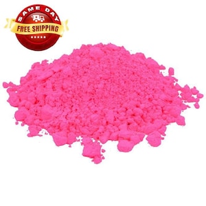 Mica Powder - Neon Pink for car freshies, soap making, candle making and  resin.