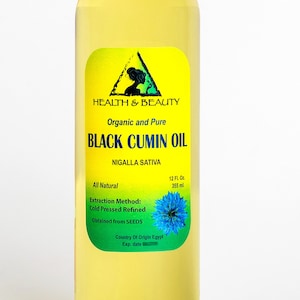 24 oz BLACK CUMIN SEED Oil Refined Organic Carrier Cold Pressed Natural Fresh 100% Pure
