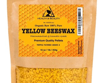 1 LB Beeswax Yellow Organic 100% Pure Natural 16 Oz - Etsy