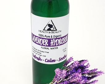 4 oz LAVENDER HYDROSOL ORGANIC Floral Water  Pure Natural